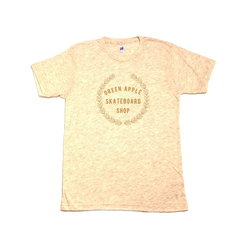 GREEN APPLE - LAURELS T-SHIRT - OAT - OAT
